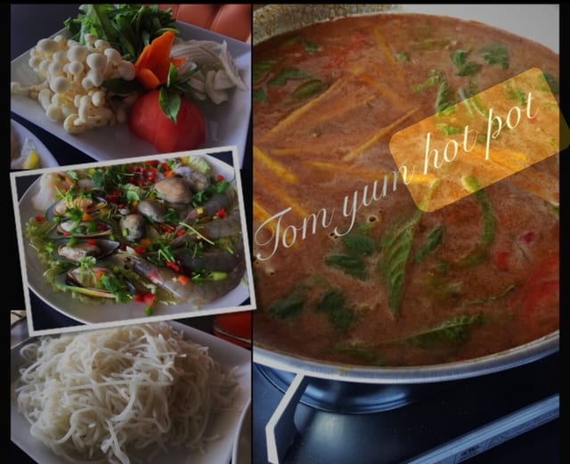 Tom Kha Hotpot Seafood.