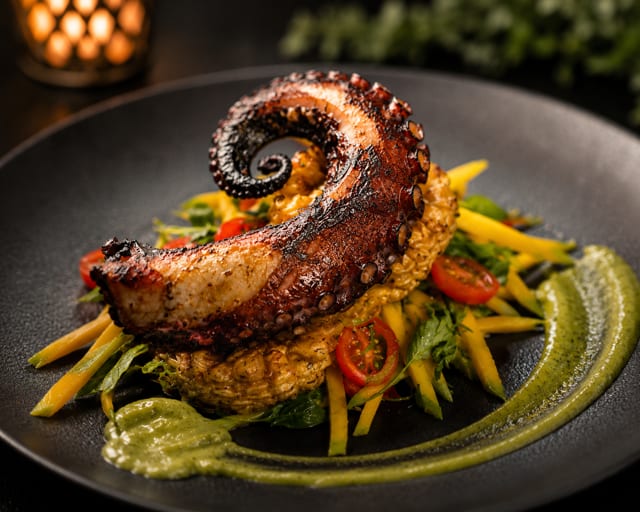 Octopus Carpaccio.