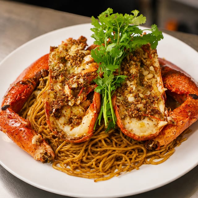 Lobster - Garlic Roasted.