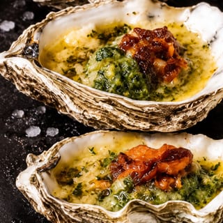 Grilled Oyster Nuong Mo Hanh