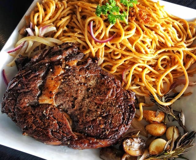 Prime Ribeye Steak.