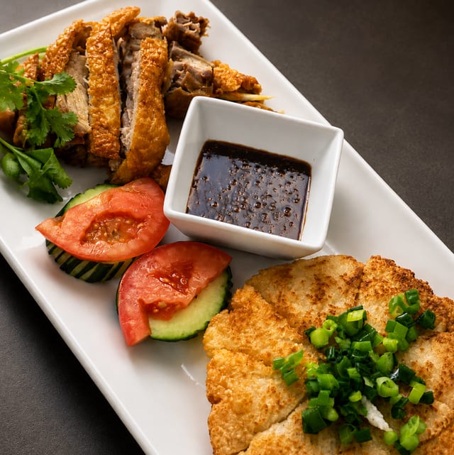 Xoi Ga Quay- Crispy Chicken Sticky Rice.