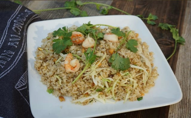 Salted Fish Shrimp Fried Rice (Com Ca Man).