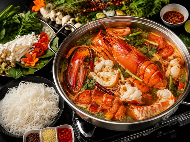 Lobster Hot Pot (Lau Tom Hum).