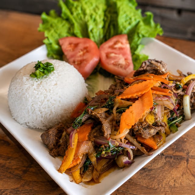LS Spicy Thai Beef Stir Fry.