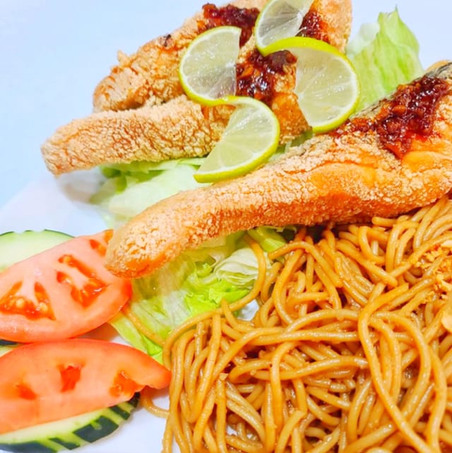 Crispy Salmon.